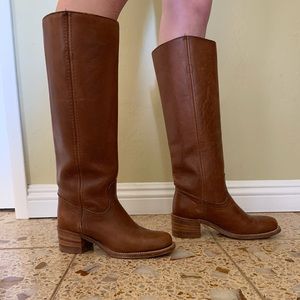 Frye leather brown boots